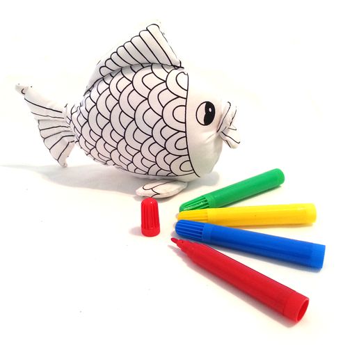 Cuddle & Colour Toy - Fish - Click Image to Close
